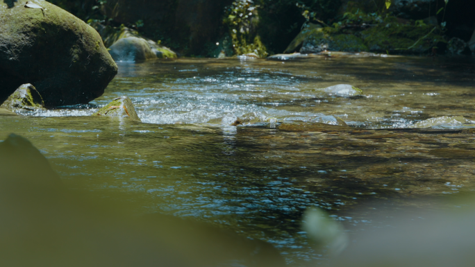 山泉泉水溪流溪水水源