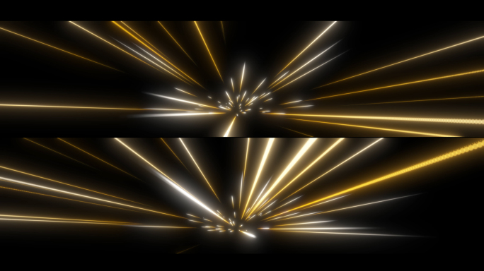 金色光线冲屏