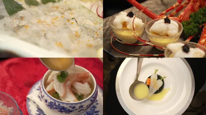 炒菜厨师美食食材制作酒店猛火爆炒粤菜精品