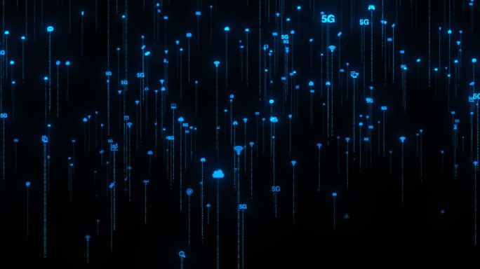 【带通道】科技城市互联网图标元素ae模板