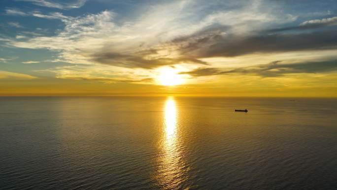 4K广西北海市涠洲岛夕阳落日晚霞合集2