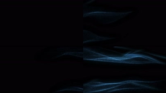 【原创】超宽屏科技粒子汇聚