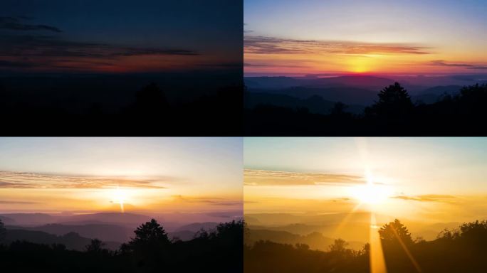 日出 朝霞 太阳升起