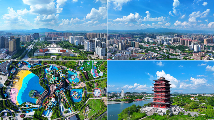 玉林市新区 玉林园博园 南流江