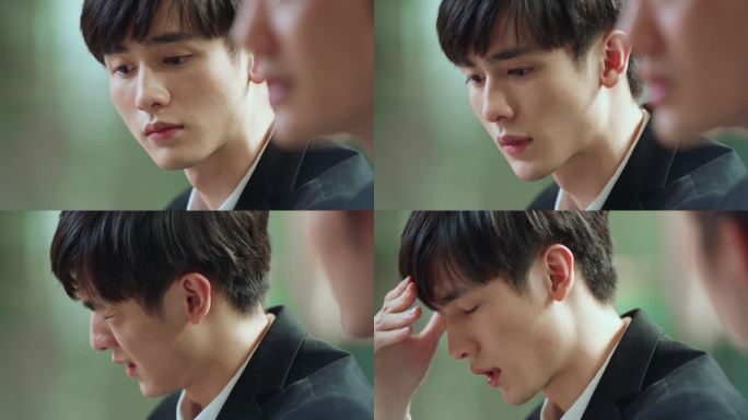 商务会议会议室同事身体不适