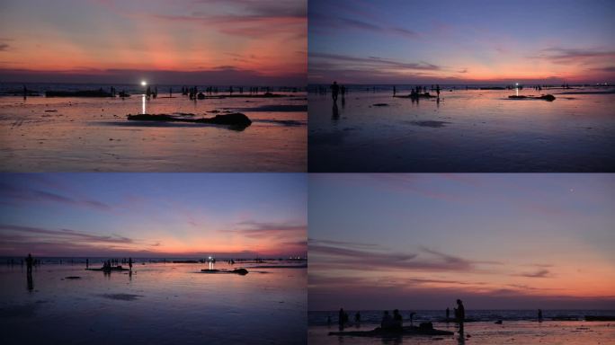 涠洲岛4K夕阳落日