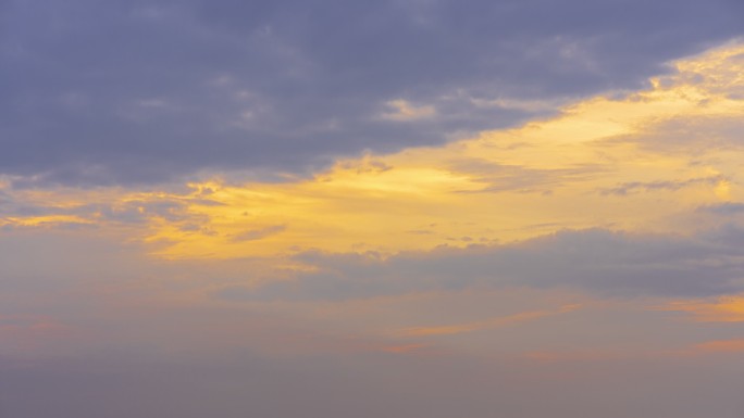 晚霞，天气，天空，空镜头