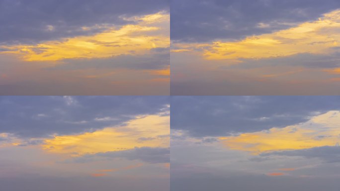 晚霞，天气，天空，空镜头