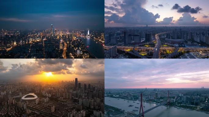 上海2024年一些日落日出延时合集