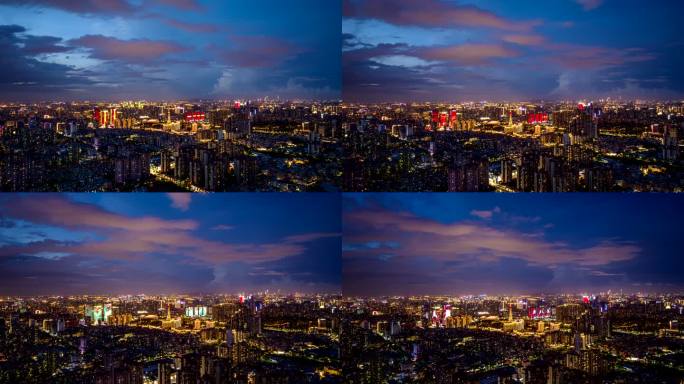 佛山禅城区夜景