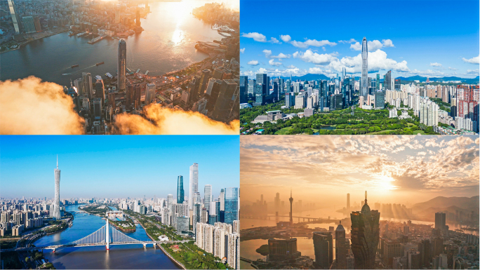 【4k合集】大湾区合集黄金内湾城市合集