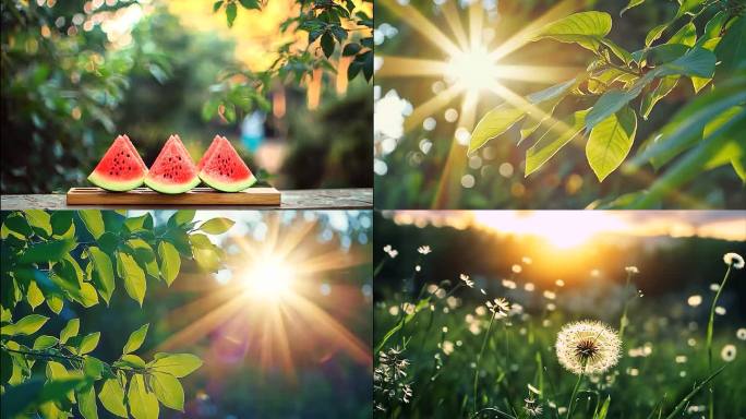 夏天大自然风景风光避暑处暑立夏夏日夏至a