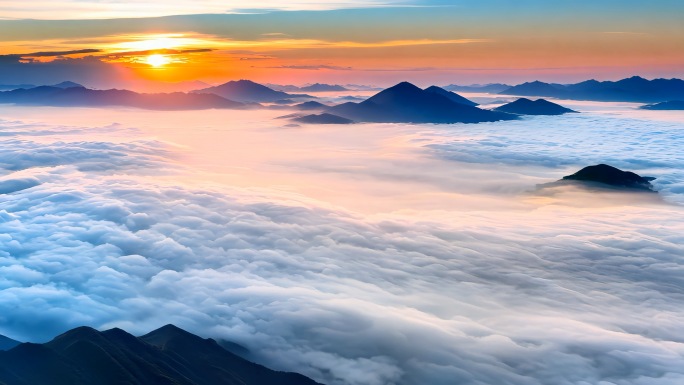 云海日出壮美山河大美山川