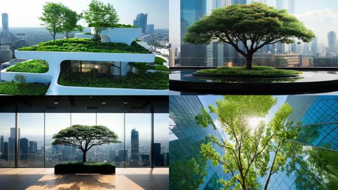 绿色保节 生态建设 树 未来之城