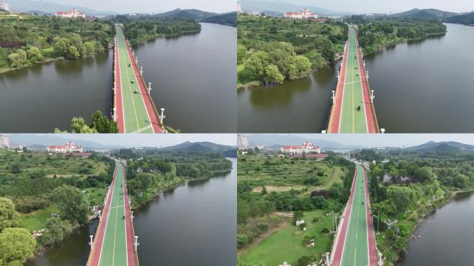 山东莱芜雪野湖彩虹公路