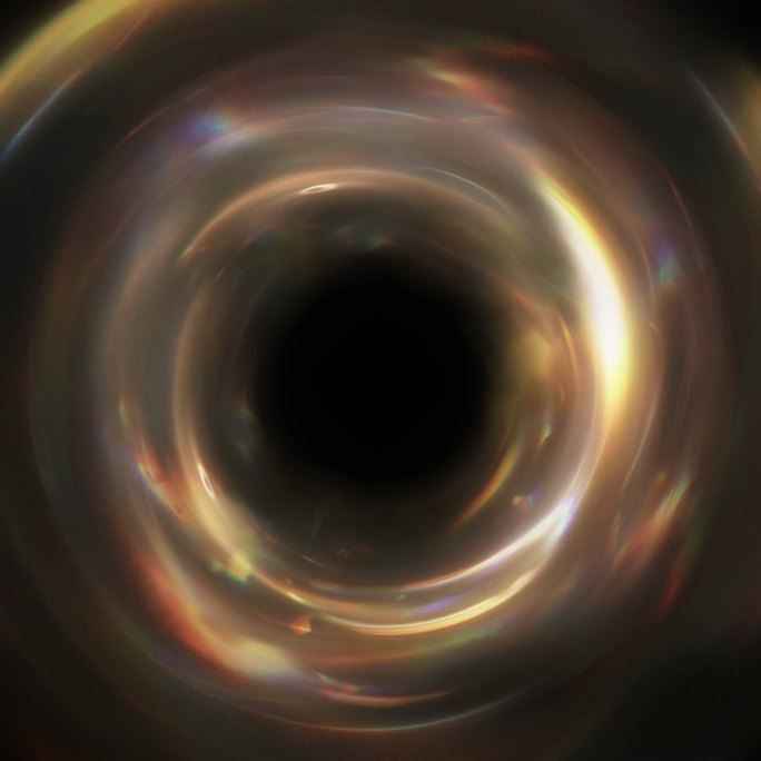 金色梦幻炫光光圈
