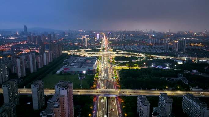 苏州市东南环立交航拍