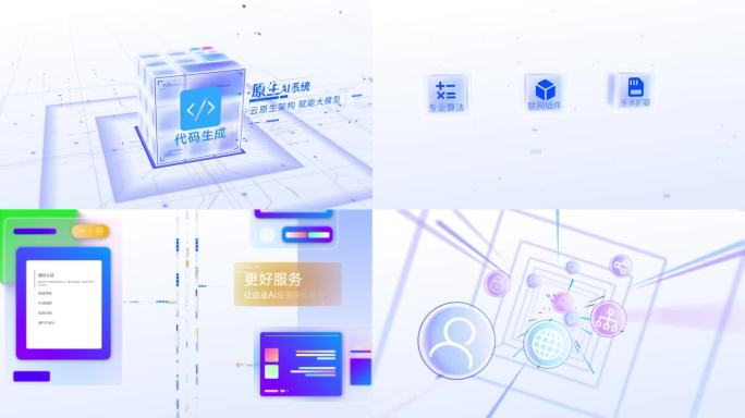 大数据MG动画数据连接AI立方体系统平台