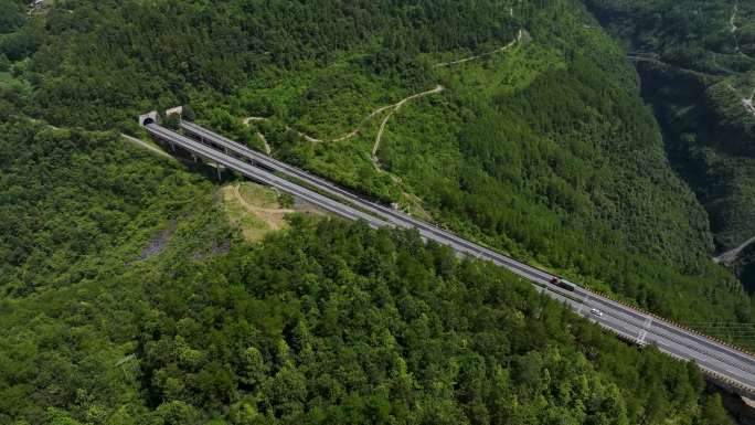 06，a中国山谷大桥悬崖高速