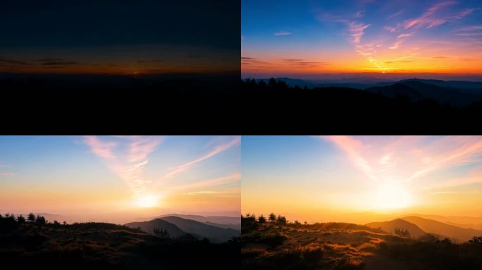 日出 朝霞 太阳升起