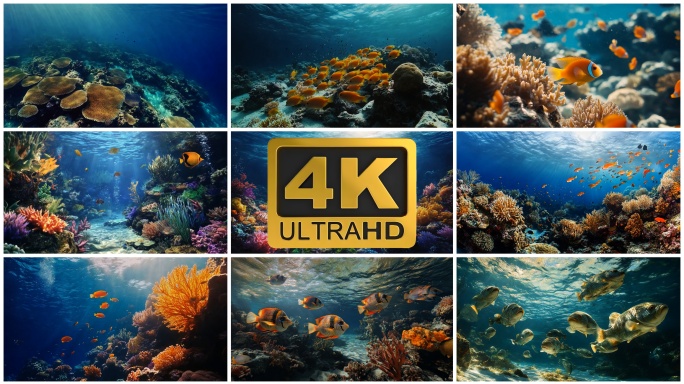 海底世界 鱼群珊瑚