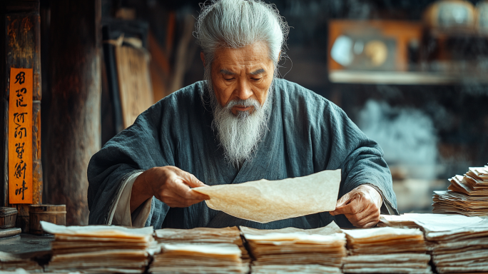 造纸术 蔡伦 四大发明 古法造纸
