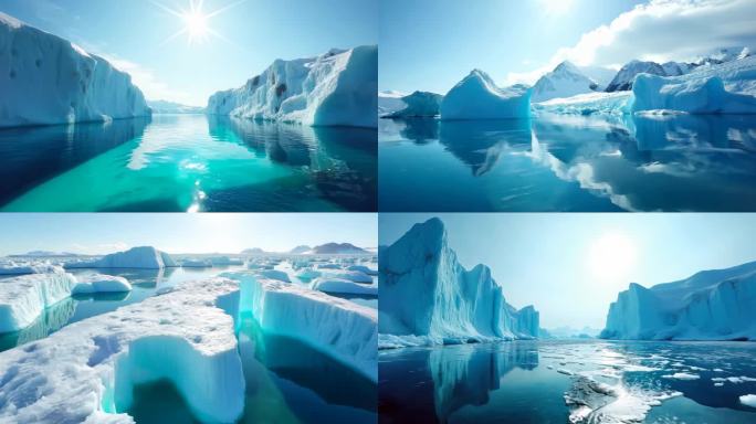 【大合集】南极冰川冰天雪地冰融化