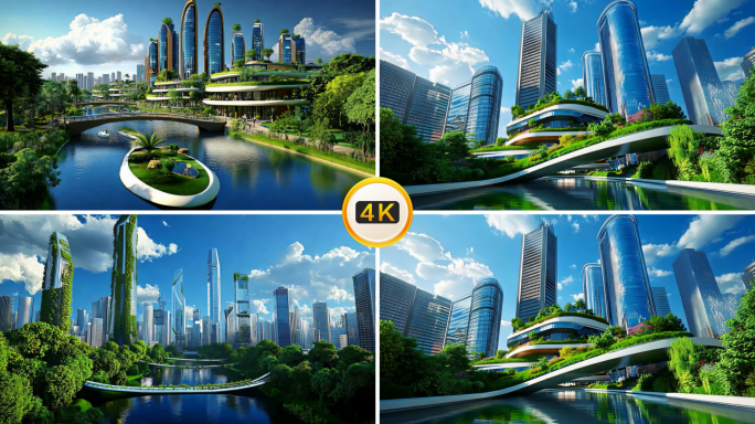 绿色建筑 未来城市 智慧城市 城市发展