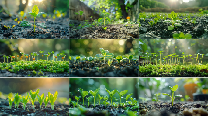 植物生长 森林万物 生命 阳光
