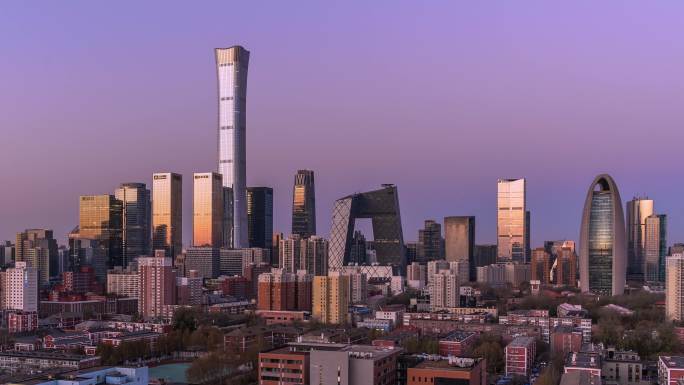 4K北京日出延时合集