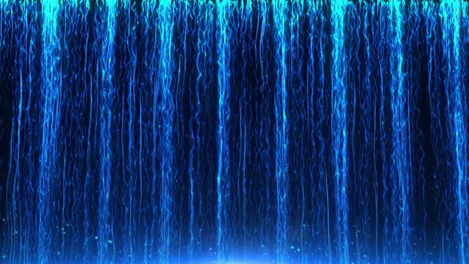 全息投影粒子瀑布水流