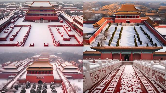 故宫雪
