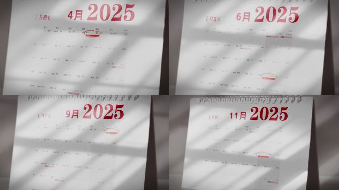 2025年日历二十四节