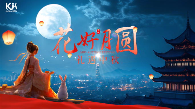 唯美大气中秋片头