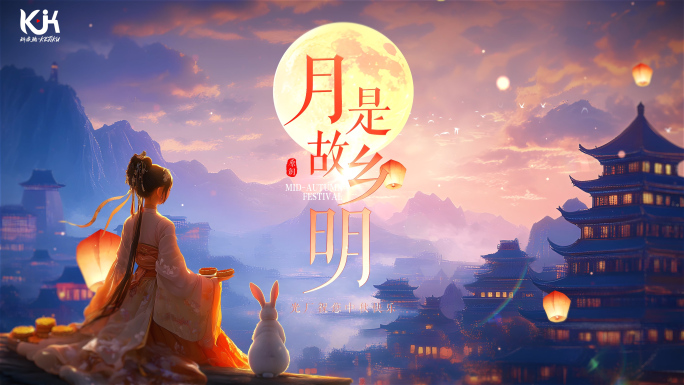 唯美大气中秋片头