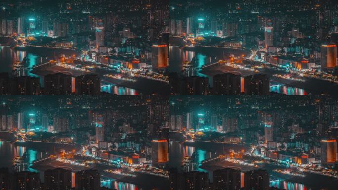 重庆万州夜景延时摄影