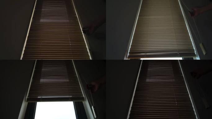 手拉窗帘 开窗帘关窗帘