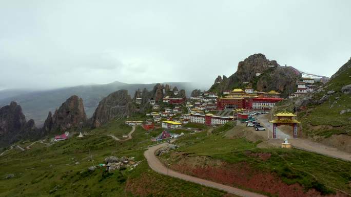 25，西藏高原之珠寺海拔风景环境