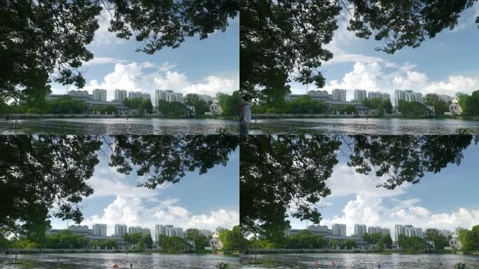 4k温州九山湖公园