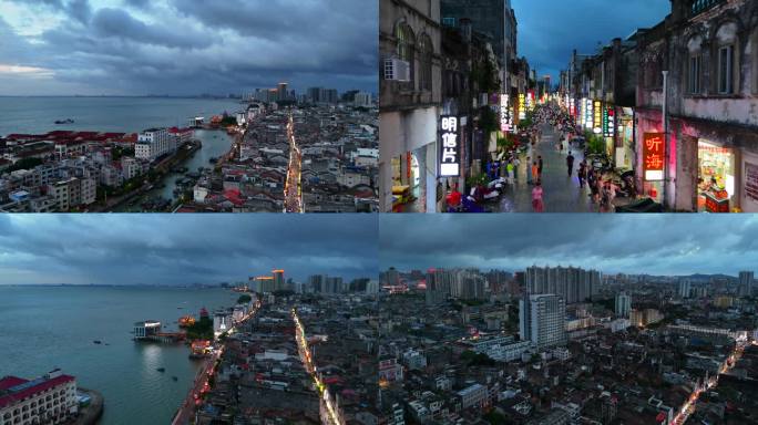 北海老街夜景