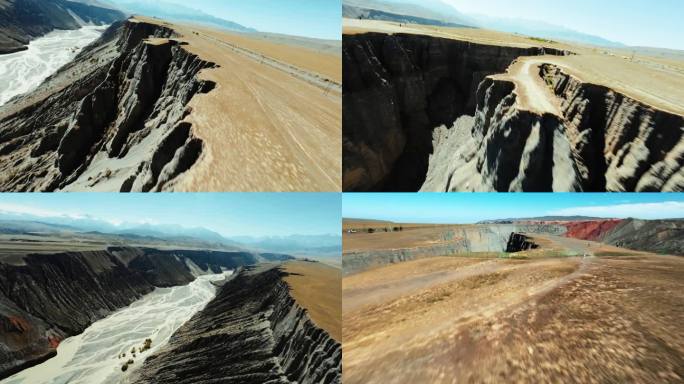 FPV航拍新疆安集海大峡谷