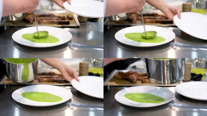 新鲜，有机豌豆泥宝宝