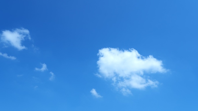 4K蓝天白云延时摄影