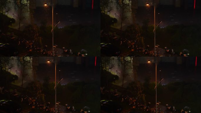 【原创素材】雨夜路灯