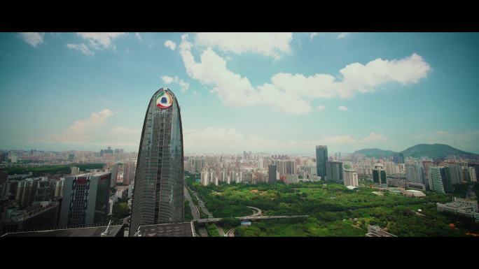 深圳中心南山cbd延时摄影腾讯大厦
