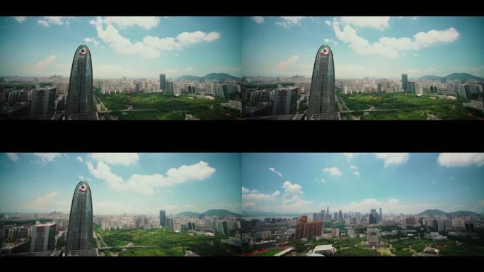 深圳中心南山cbd延时摄影腾讯大厦