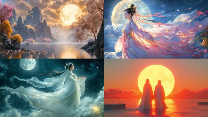 嫦娥奔月 仙女 古风仙女 美女 古风人物