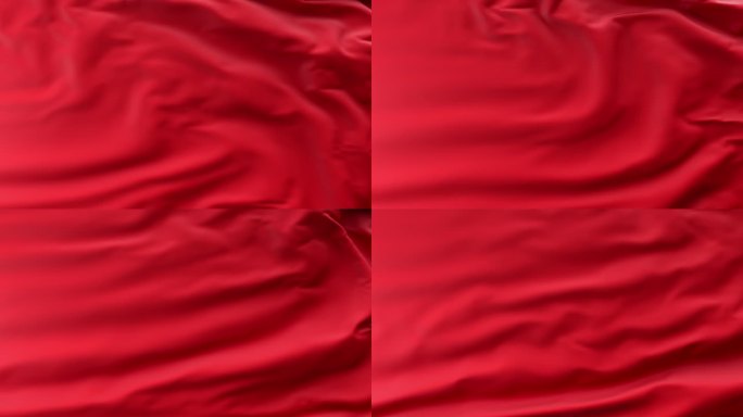 红色飘动丝绸背景