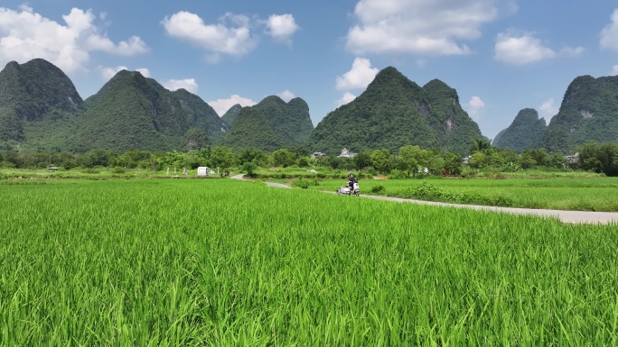 桂林阳朔遇龙河漂流竹筏宣传片