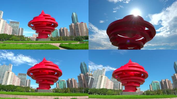 青岛五四广场地标建筑
